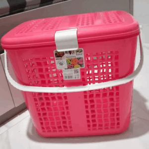 KERANJANG BAJU PLASTIK TUTUP TIPE MALVIN 1529 | BASKET PAKAIAN LAUNDRY | JUAL HARGA GROSIR | KIRIM KE SELURUH INDONESIA