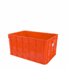 KERANJANG PLASTIK INDUSTRI 68,5 LITER GREEN LEAF TIPE 2227 P | UKURAN 631 x 414 x 307 mm | WARNA BIRU, MERAH, KUNING, HIJAU Keranjang Plastik Industri / Plain Industrial Container 68.5 ℓ / Wadah Industri Polos (Rapat)