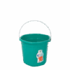 EMBER PLASTIK KECIL 11,6 LITER GREEN LEAF TIPE HUGO 0130
