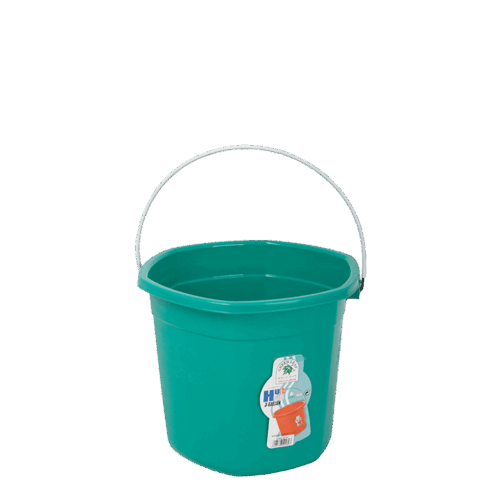 0130-_HUGO_730 EMBER PLASTIK KECIL 11,6 LITER GREEN LEAF TIPE HUGO 0130
