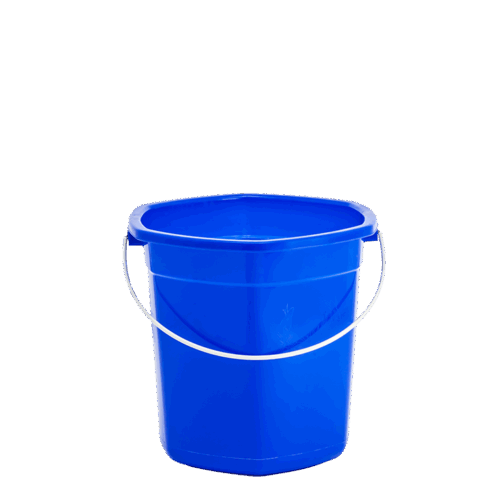 EMBER PLASTIK SEDANG 21,3 LITER SEGI 6 GREEN LEAF TIPE HUGO 0160 TT