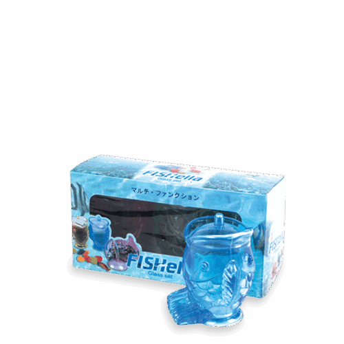 GELAS PLASTIK IKAN FISHELLA SET 3 4529 S
