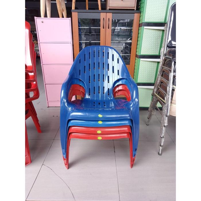 BANGKU PLASTIK SANTAI SANDARAN GREEN LEAF SWISS 1175 | RAJA PLASTIK INDONESIA