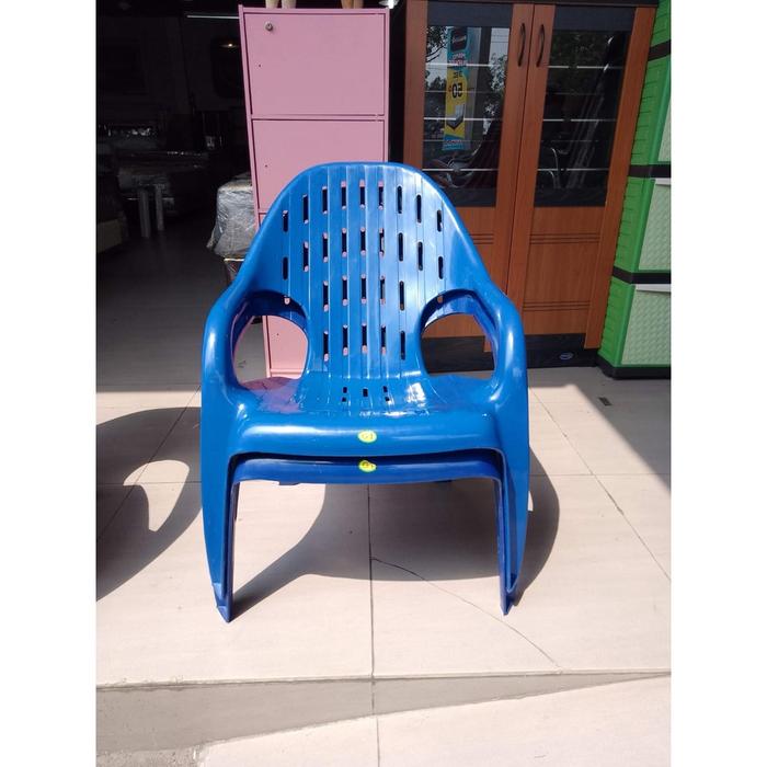 BANGKU PLASTIK SANTAI SANDARAN GREEN LEAF SWISS 1175 | RAJA PLASTIK INDONESIA