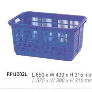 KERANJANG INDUSTRI RABBIT 1002 BOX CONTAINER PLASTIK GAGANG: Keranjang Industri Plastik Berkualitas, Kuat, Praktis, dan Tahan Lama