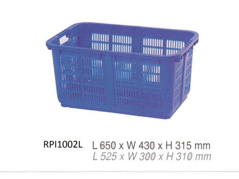 KERANJANG INDUSTRI RABBIT 1002 BOX CONTAINER PLASTIK GAGANG: Keranjang Industri Plastik Berkualitas, Kuat, Praktis, dan Tahan Lama