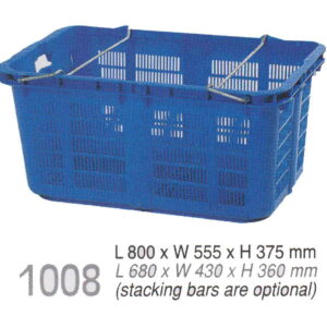 KERANJANG INDUSTRI RABBIT 1008 BOX CONTAINER PLASTIK SERBAGUNA | RAJA PLASTIK INDONESIA