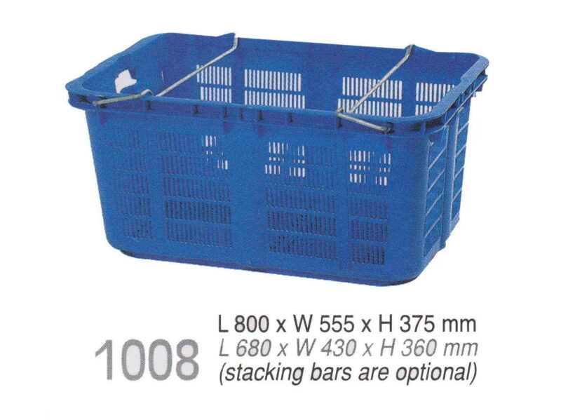 KERANJANG INDUSTRI RABBIT 1008 BOX CONTAINER PLASTIK SERBAGUNA | RAJA PLASTIK INDONESIA