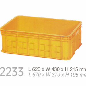 Container Box Industri Rabbit 2233 – Keranjang Plastik Rapat Serbaguna | Raja Plastik Indonesia