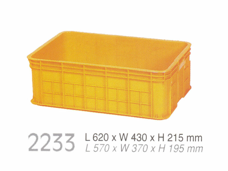 Container Box Industri Rabbit 2233 – Keranjang Plastik Rapat Serbaguna | Raja Plastik Indonesia