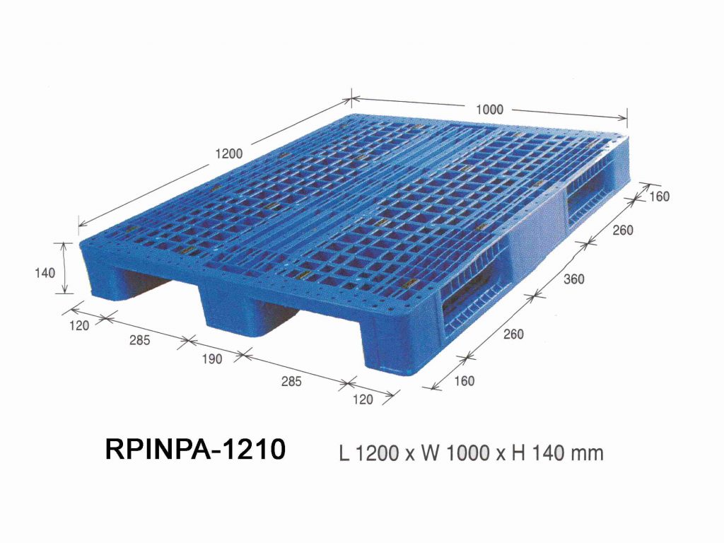 PALLET PLASTIK INDUSTRI BARU RABBIT NPA-1210 UKURAN 120x100x14 CM | RAJA PLASTIK INDONESIA