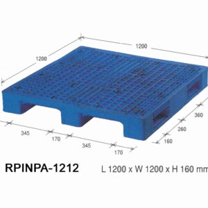 PALLET PLASTIK 120x120 RABBIT NPA-1212 UKURAN 120x120x160 CM, JUAL HARGA BERSAING | RAJA PLASTIK INDONESIA