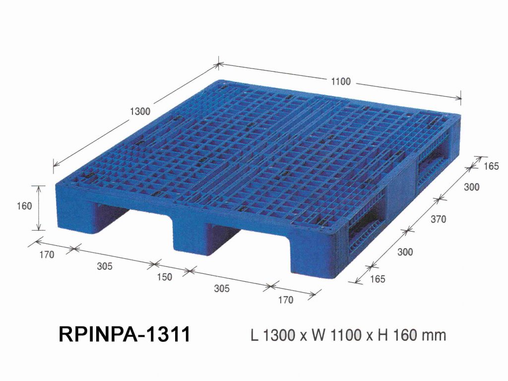 PALLET PLASTIK RABBIT NPA-1311 UKURAN 130x110x16 CM, JUAL HARGA KOMPETITIF | PALLET PREMIUM STANDAR NASIONAL & EXPORT | RAJA PLASTIK INDONESIA