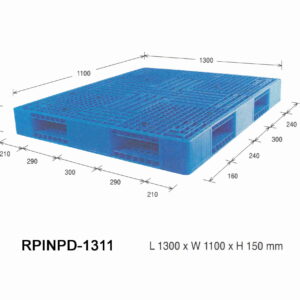 PALLET PLASTIK 130x110 RABBIT NPD-1311 UKURAN 130x110x150 CM, JUAL HARGA BERSAING | PALLET PLASTIK STANDAR NASIONAL & EKSPOR