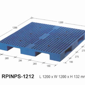 RPINPS1212 PALLET PLASTIK BARU RABBIT NPS-1212 UKURAN 120x120x13,2 CM | RAJA PLASTIK INDONESIA