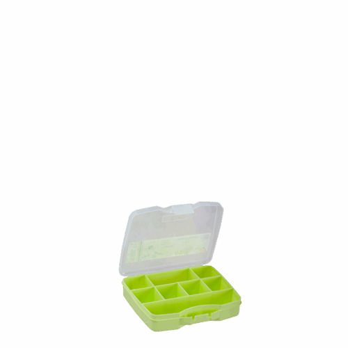 KOTAK PERKAKAS CHAZ 8 SEKAT GREEN LEAF 1441