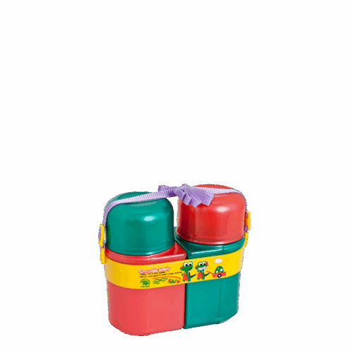 BOTOL AIR ANAK DOUBLE 2x500 ml 5081 | Jual Botol Air Minum Plastik