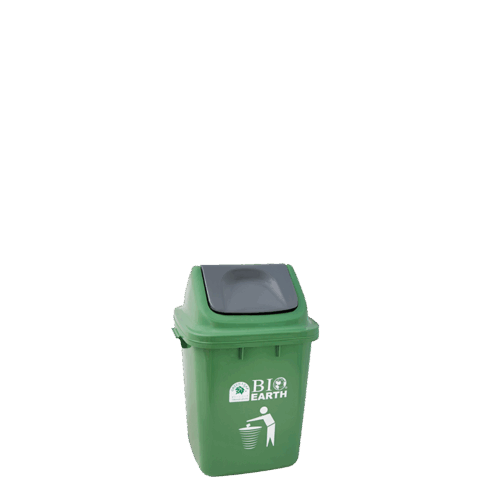 TEMPAT SAMPAH PLASTIK KECIL 44 LITER GREEN LEAF 206