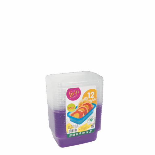 KOTAK MAKANAN FRESH 700 ml 7615-S12 | Jual Wadah Makanan Tempat Plastik
