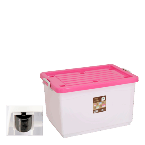 BOX KONTAINER SIERRA 75 LITER DENGAN RODA 7881