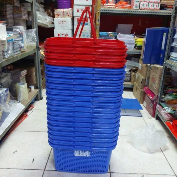 KERANJANG PLASTIK BELANJA MINIMARKET TIPE MIRANI No. 258 PUP | RAJA PLASTIK INDONESIA | JUAL HARGA GROSIR KE SELURUH INDONESIA