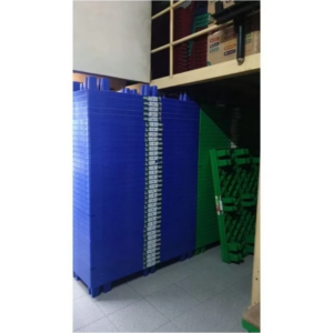 JUAL PALLET PLASTIK BARU GREEN LEAF 2601 UKURAN 120x80x14 CM
