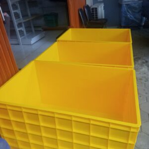 BOX CONTAINER PLASTIK UKURAN PALING BESAR RABBIT 7099 | KERANJANG INDUSTRI SERBAGUNA | UKURAN 110 x 75 x 64 cm | JUAL HARGA GROSIR KE SELURUH INDONESIA
