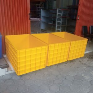 BOX CONTAINER PLASTIK UKURAN PALING BESAR RABBIT 7099 | KERANJANG INDUSTRI SERBAGUNA | UKURAN 110 x 75 x 64 cm | JUAL HARGA GROSIR KE SELURUH INDONESIA