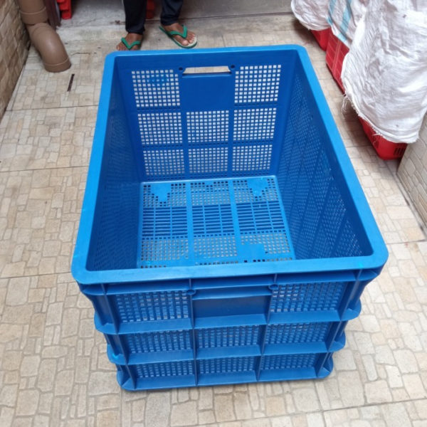 BOX CONTAINER PLASTIK BESAR / JUMBO RABBIT TIPE 7009 | KERANJANG INDUSTRI MUTIPURPOSE | UKURAN 810 L x 580 W x 530 H | JUAL KE SELURUH INDONESIA