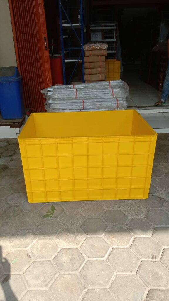 BOX CONTAINER PLASTIK UKURAN PALING BESAR RABBIT 7099 | KERANJANG INDUSTRI SERBAGUNA | UKURAN 110 x 75 x 64 cm | JUAL HARGA GROSIR KE SELURUH INDONESIA