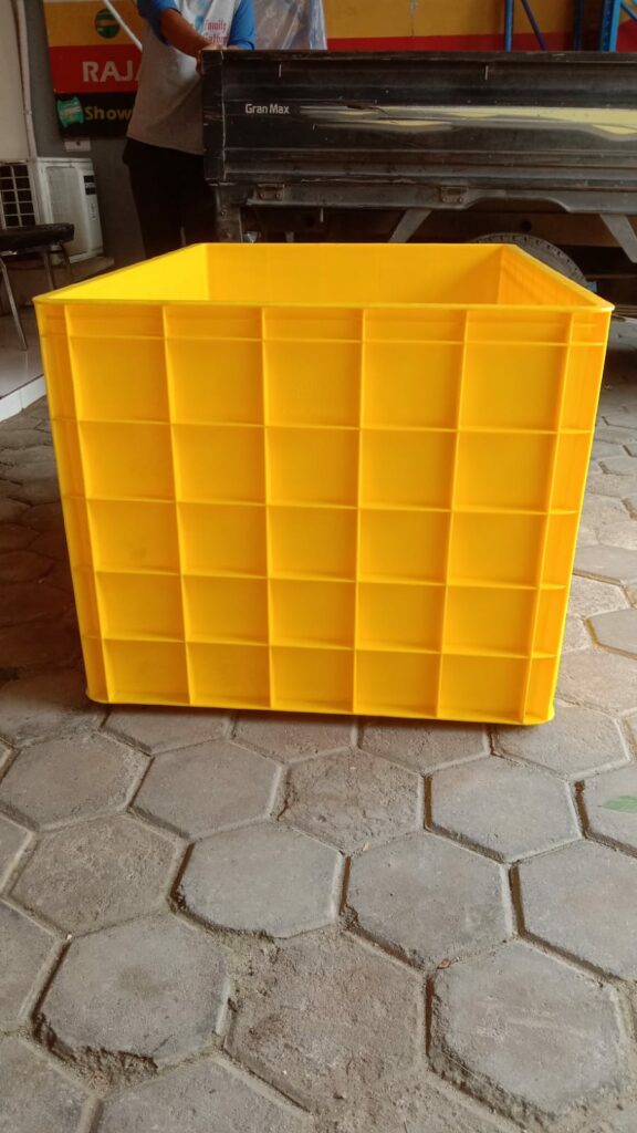 BOX CONTAINER PLASTIK UKURAN PALING BESAR RABBIT 7099 | KERANJANG INDUSTRI SERBAGUNA | UKURAN 110 x 75 x 64 cm | JUAL HARGA GROSIR KE SELURUH INDONESIA