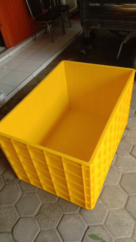 BOX CONTAINER PLASTIK UKURAN PALING BESAR RABBIT 7099 | KERANJANG INDUSTRI SERBAGUNA | UKURAN 110 x 75 x 64 cm | JUAL HARGA GROSIR KE SELURUH INDONESIA