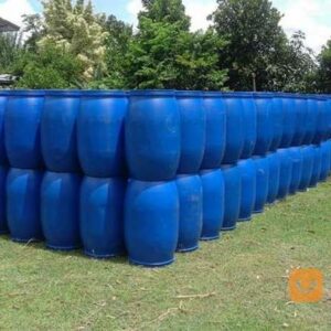 DRUM AIR PLASTIK 120 LITER + TUTUP TIPE 0512 | TONG TEMPAT WADAH