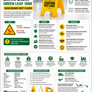 INFOGRAFIS PAPAN TANDA PERINGATAN LANTAI BASAH GREEN LEAF 1888 SIGN BOARD WET FLOOR(1) INFOGRAFIS PAPAN TANDA PERINGATAN LANTAI BASAH GREEN LEAF 1888 SIGN BOARD WET FLOOR