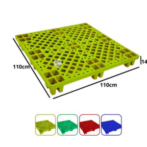JUAL PALLET PLASTIK BARU GREEN LEAF 2604 UKURAN 110x110x14 CM: Solusi Pallet Plastik Heavy Duty untuk Kebutuhan Industri Modern