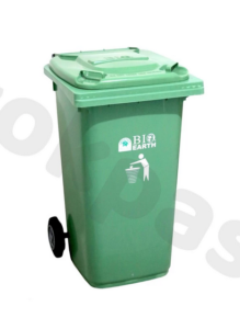 Tempat Sampah Besar 180 Liter Bio Dustbin Tipe 2318 | Bak Tong Plastik Industri