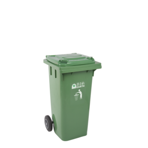 TONG SAMPAH BESAR PLASTIK 120 LITER GREEN LEAF BIO DUSTBIN TIPE 2012 – Solusi Tempat Sampah Outdoor Berkualitas untuk Industri, Perkantoran, dan Fasilitas Umum