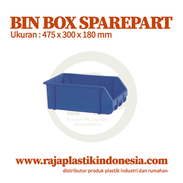 BIN BOX SPAREPART BESAR CONTAINER PLASTIK INDUSTRI RABBIT 0111 | RAJA PLASTIK INDONESIA