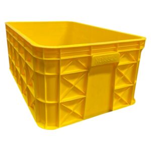 BOX RABBIT CONTAINER PLASTIK INDUSTRI TIPE 3324 VOLUME 60 LITER, UKURAN 600 x 400 x 250 mm - KERANJANG INDUSTRIAL | RAJA PLASTIK INDONESIA