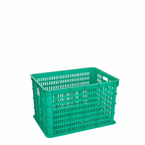 Container Box Plastik Lubang Industri ATARI Tipe 9208 L | Holes Industrial Container | Ukuran 606 x 430 x 377 mm