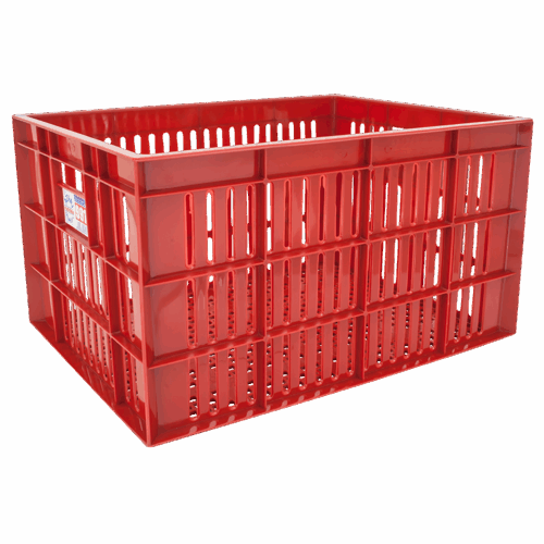 CONTAINER BOX PLASTIK LUBANG INDUSTRI ATARI TIPE 9912 L | HOLES INDUSTRIAL CONTAINER | UKURAN 472 x 356 x 260 mm, VOLUME 43,7 LITER