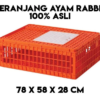 KERANJANG AYAM PLASTIK RABBIT TIPE 9006 | BOX AYAM POTONG | JUAL KE SELURUH INDONESIA