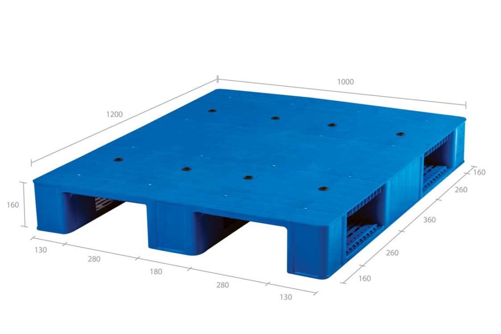 PALLET PLASTIK BARU RABBIT NPR-1210 N UKURAN 120x100x16 CM