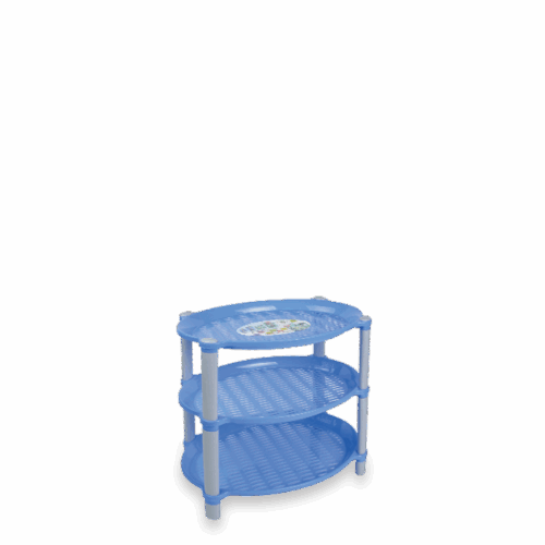RAK PLASTIK 3 SUSUN QUENNIE 1362 SS3 TR