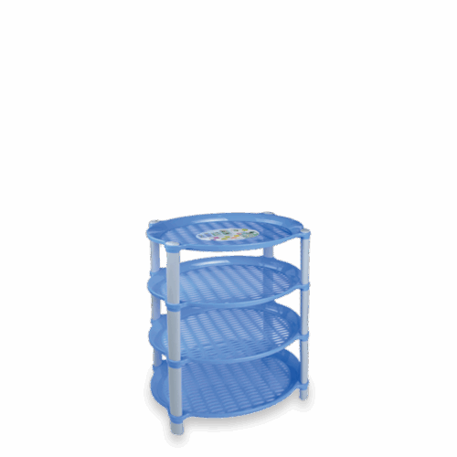 RAK PLASTIK 4 SUSUN QUENNIE 1362 SS4 TR