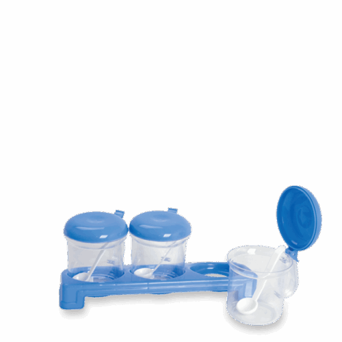 SET TEMPAT BUMBU DENGAN SENDOK GARLICO 1502
