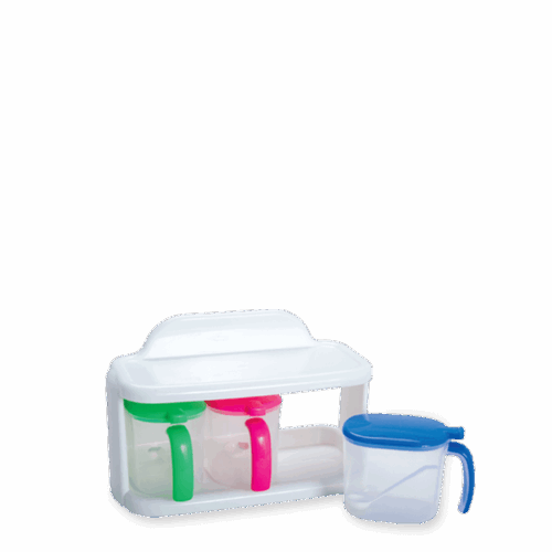 SET TEMPAT BUMBU DENGAN SENDOK CHESTER SERVER 1506 S