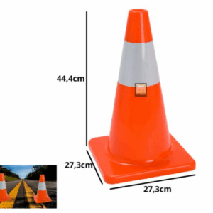 KERUCUT LALU LINTAS / SIGN TRAFFIC CONE / ROAD SAFETY CONE / CONSTRUCTION CONE / TRAFFIC PYLON MERK GREEN LEAF TIPE 1909