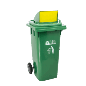 TEMPAT SAMPAH BESAR PLASTIK 120 LITER GREEN LEAF BIO DUSTBIN 2012 G – Solusi Tempat Sampah Industri, HORECA, dan Fasilitas Umum Berkualitas Tinggi