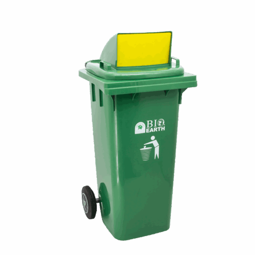 TEMPAT SAMPAH BESAR PLASTIK 120 LITER GREEN LEAF BIO DUSTBIN 2012 G – Solusi Tempat Sampah Industri, HORECA, dan Fasilitas Umum Berkualitas Tinggi